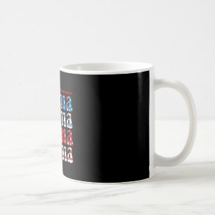 Mug Maman américaine tenue de famille assortie 4 juill
