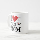 Mug Maman Amour Cadeau (Devant gauche)