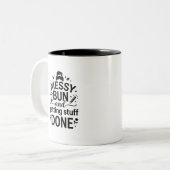 Mug Maman Amusant Citation 2 Tons (Devant gauche)