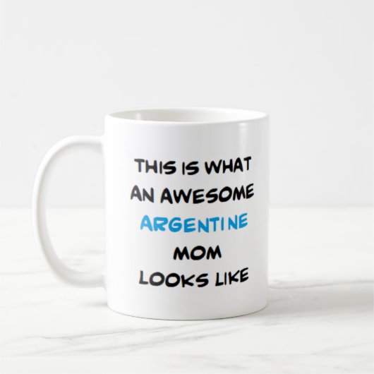 Mug maman argentine, géniale (Gauche)