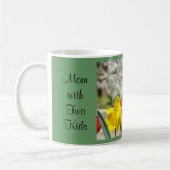 Mug Maman avec deux enfants Plus de café s'il vous pla (Gauche)