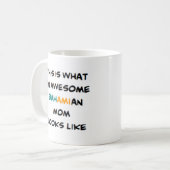 Mug maman bahamienne, génial (Devant gauche)