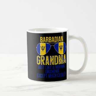 Mug Maman barbadienne lunettes de soleil drapeau de la