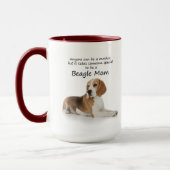 Mug Maman beagle (Gauche)