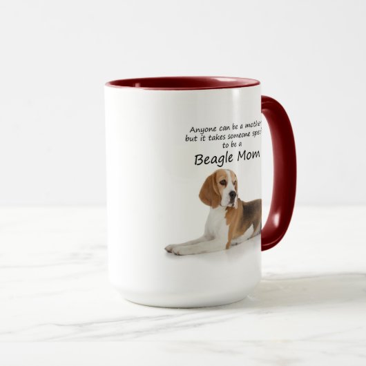 Mug Maman beagle (Devant droit)