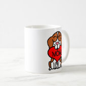 Mug Maman Beagle de dessin (Devant droit)