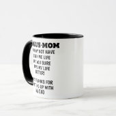Mug maman bonification vous ne m'avez peut-être pas do (Devant gauche)