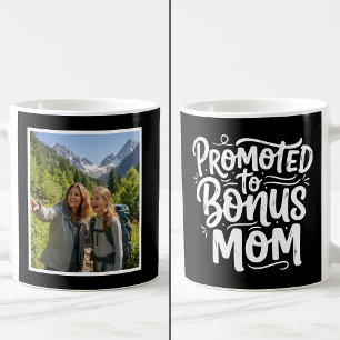 Mug Maman Bonus Élevée au Rang de Brush Script 1 Phot
