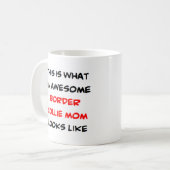 Mug maman border collie, génial (Devant gauche)