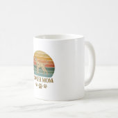 Mug Maman Boxer Chien Rétro Coucher de soleil Empreint (Devant droit)