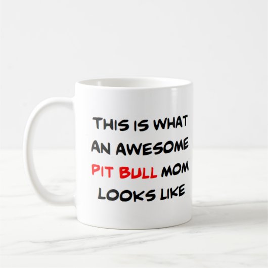Mug maman bull pit, génial (Gauche)