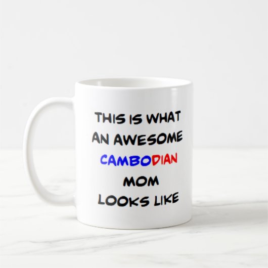 Mug maman cambodgienne, géniale (Gauche)