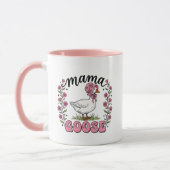 Mug Maman cane mignonne art de mots (Gauche)