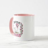 Mug Maman cane mignonne art de mots (Devant gauche)