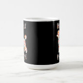Mug Maman Caniche Fleurie Amoureuse de Chiens (Centre)