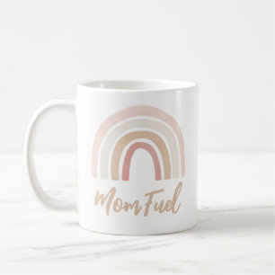 Mug Maman Carburant Boho rose Arc-en-ciel Fête des mèr