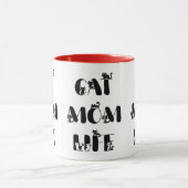 Mug Maman Chat moderne Vie Mère mignonne Fête des Mère (Centre)