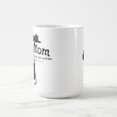 Mug Maman Chats Parce que Maman Vin Citation Drôle (Centre)