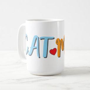 Mug Maman chatte -Feline mignonne avec personnalisatio