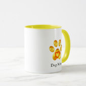 Mug Maman Chien à Patte Dorée Mignonne (Devant droit)