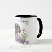 Mug Maman Chien Cocker Spaniel Floral (Devant droit)