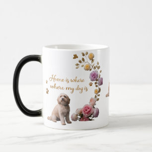Mug maman chien floral - Morpher Mug magique