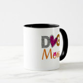 Mug Maman Chien Impression Léopard/Cadeau Tendance pou (Devant droit)