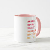 Mug Maman classique moderne (Devant droit)