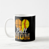 Mug Maman Coeur de basket-ball Mama Leopard Mère (Gauche)