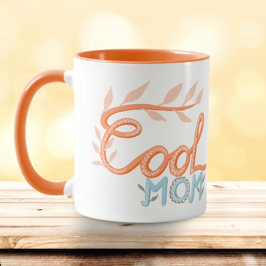 Mug Maman Cool Lettering Main Fête des Mères
