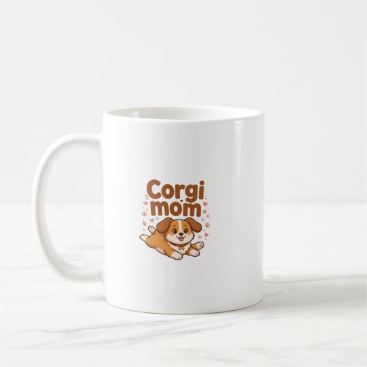 Mug Maman Corgi (Gauche)