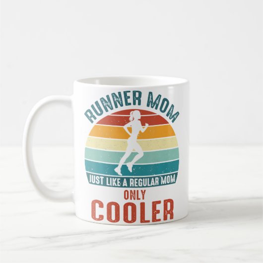 Mug Maman Coureuse Fille de Course Cool Future Maratho (Gauche)