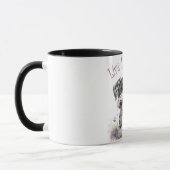 Mug Maman Dalmatien Fleurie (Gauche)