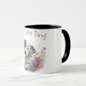 Mug Maman Dalmatien Fleurie (Devant droit)