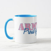 Mug Maman d'armée fière de mon soldat (Gauche)