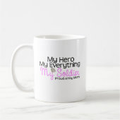 Mug Maman d'armée mon héros (Gauche)