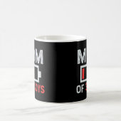 Mug Maman De 3 Garçons De Fille Ou Fils Fête De La Mèr (Centre)