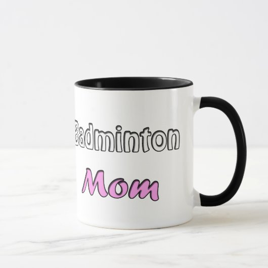 Mug Maman de Badminton (Droite)
