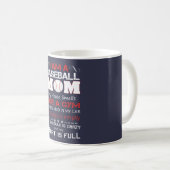 MUG MAMAN DE BASE-BALL (Devant droit)