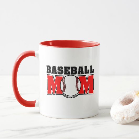 Mug Maman de baseball (Avec donut)