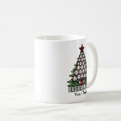 Mug Maman de baseball pour Noël (Devant droit)