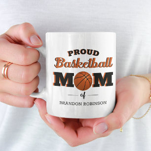 Mug Maman de basketteur fière personnalisée