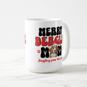Mug Maman de Beagle pour les Fêtes (Devant droit)