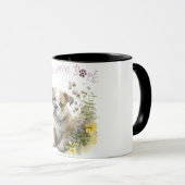 Mug Maman de Bulldog aux fleurs (Devant droit)