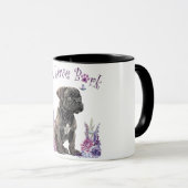 Mug Maman de Cane Corso Fleurie (Devant droit)
