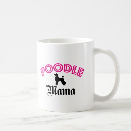 Mug Maman de caniche (Droite)