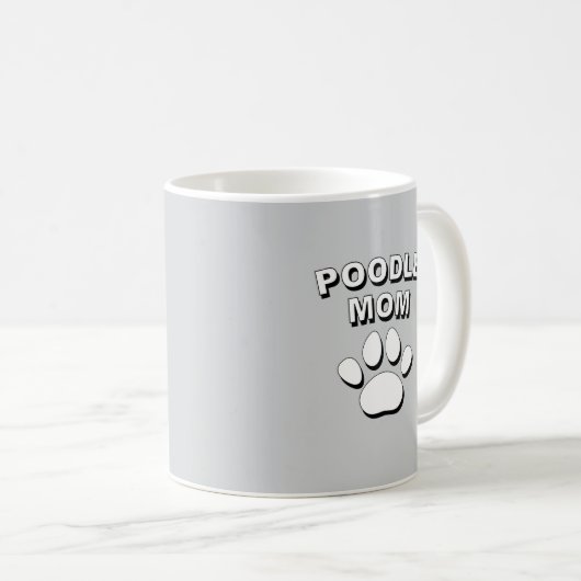 Mug Maman de caniche (Devant droit)