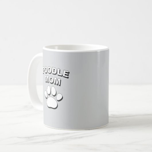 Mug Maman de caniche (Devant gauche)
