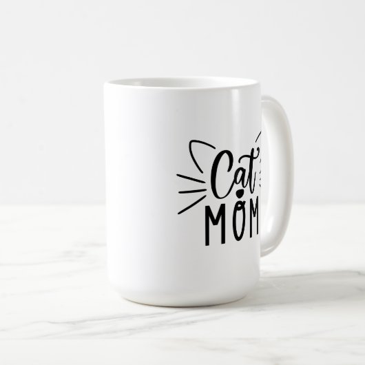 Mug Maman de chat (Devant droit)