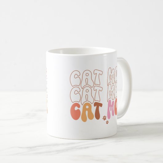 Mug Maman de chat (Devant droit)
